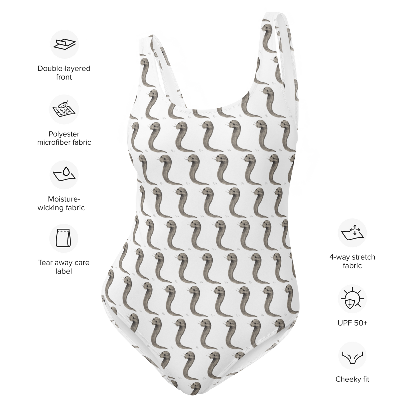 Le Ver Fumé/One-Piece Swimsuit artsy sunshine vibe