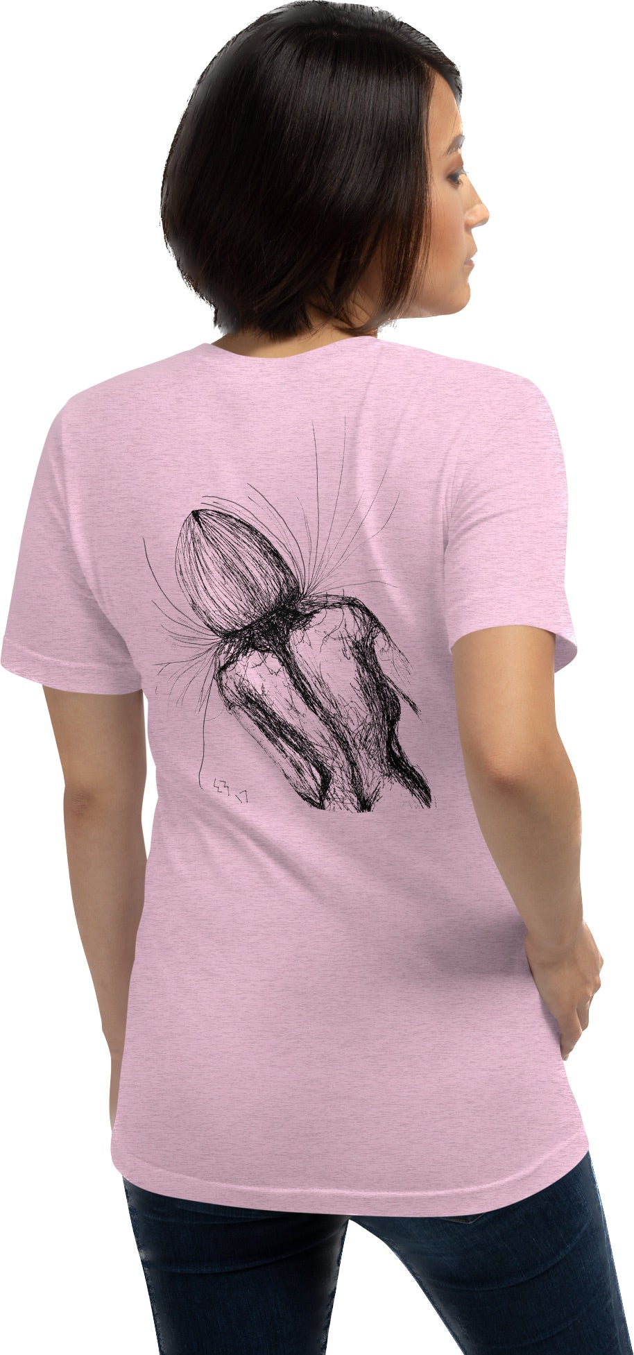 Z Baby Bloomer Flower Power Back & Front Print T Shirt