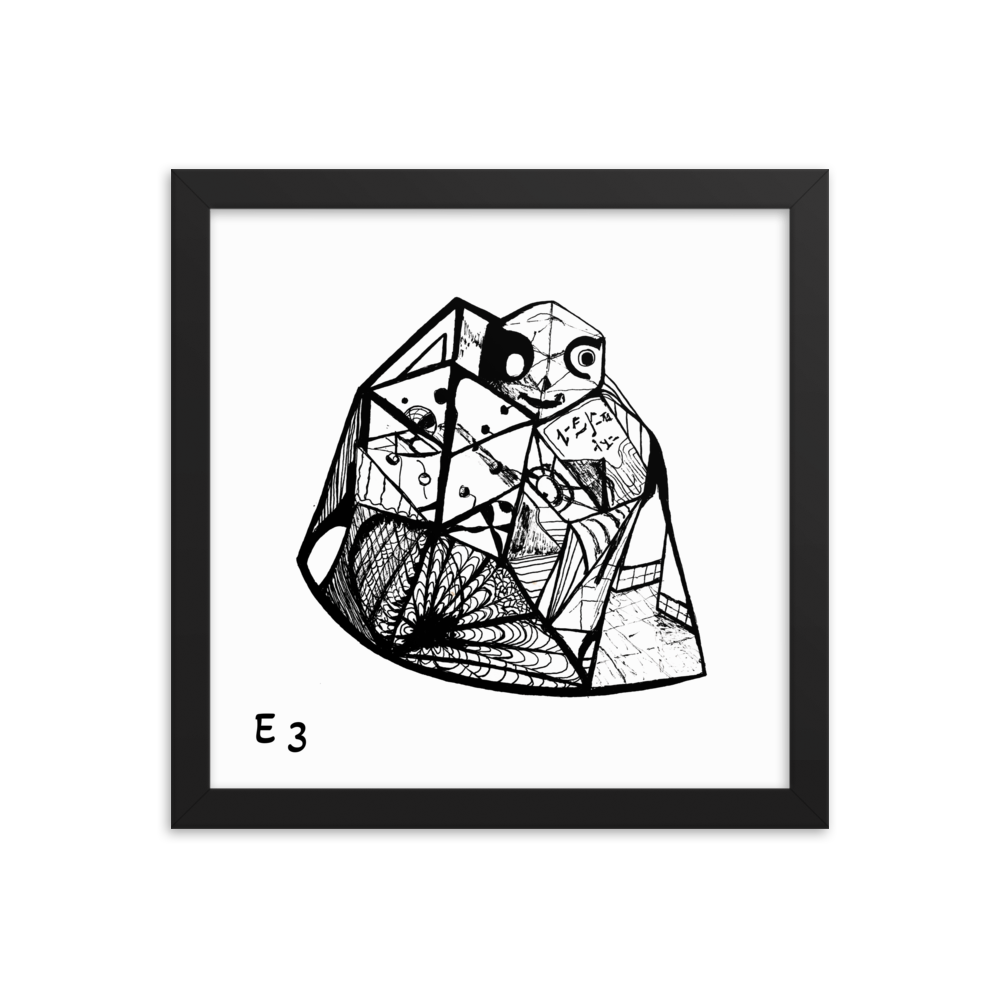 Robot art lover art framed high-quality reproduction Eric Bernard