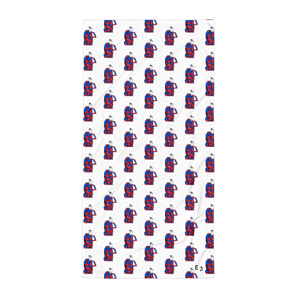 Z Circus pattern / Famous unknown clown / Serviette / Towel