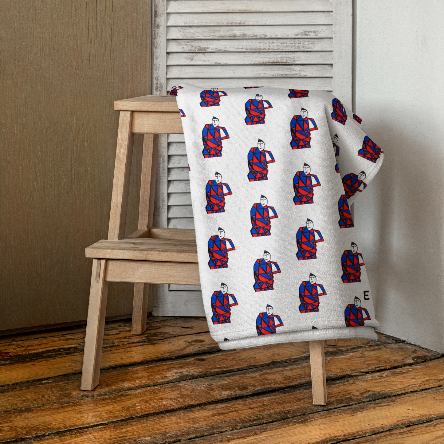 Z Circus pattern / Famous unknown clown / Serviette / Towel