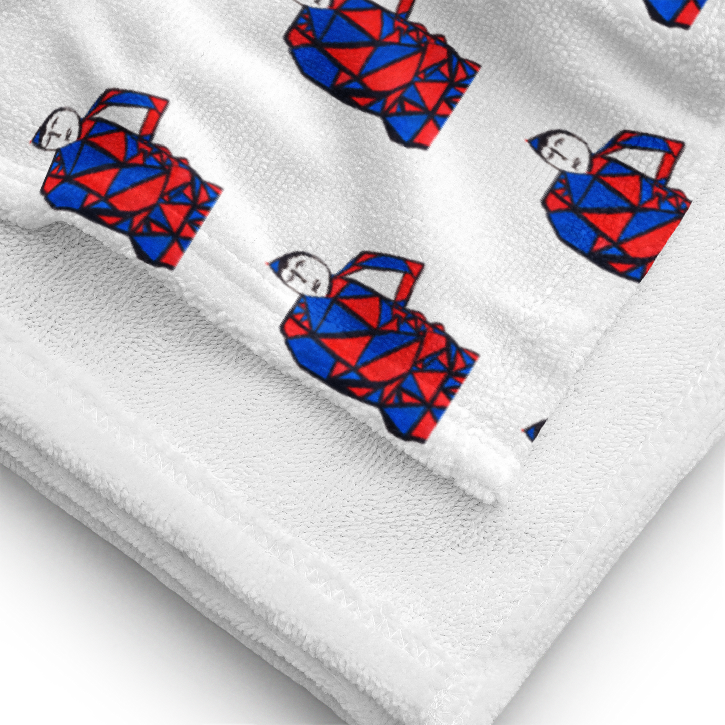 Z Circus pattern / Famous unknown clown / Serviette / Towel