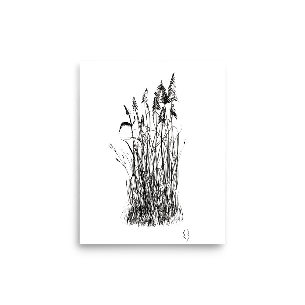 Hay always want to grow. Never give up / Poster 8x10