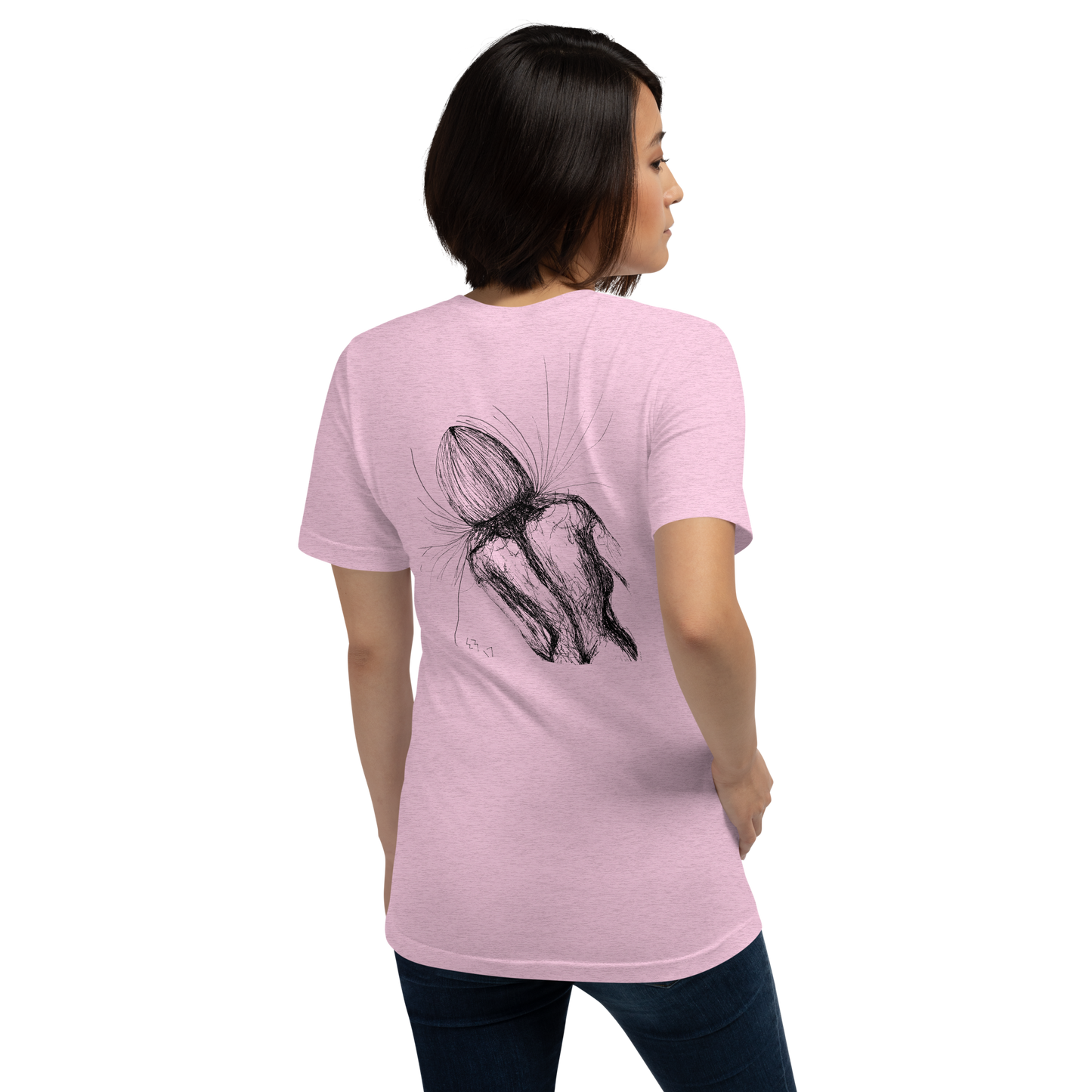 Z Baby Bloomer Flower Power Back & Front Print T Shirt