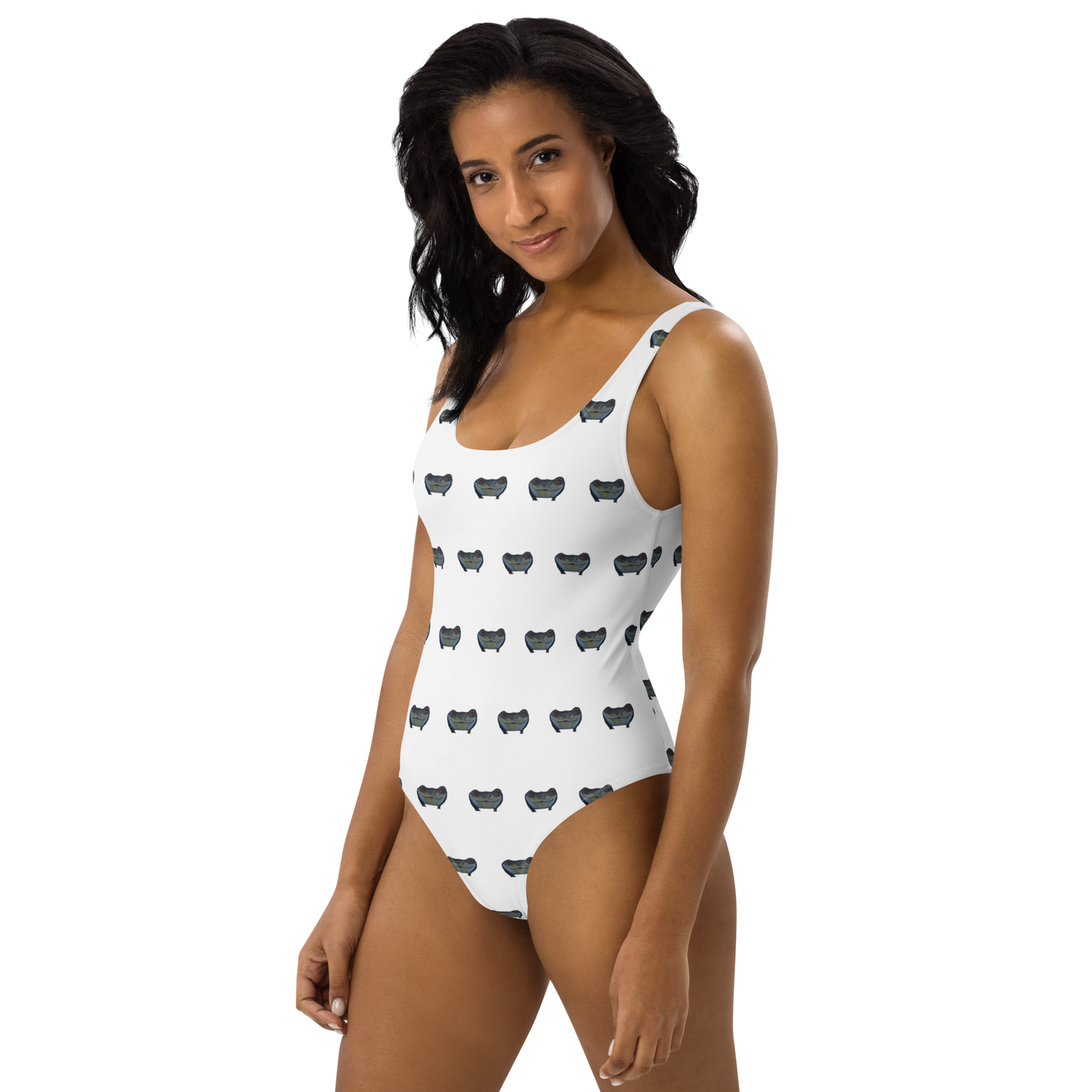 La Grenouille/One-Piece Swimsuit artsy frogs lovers