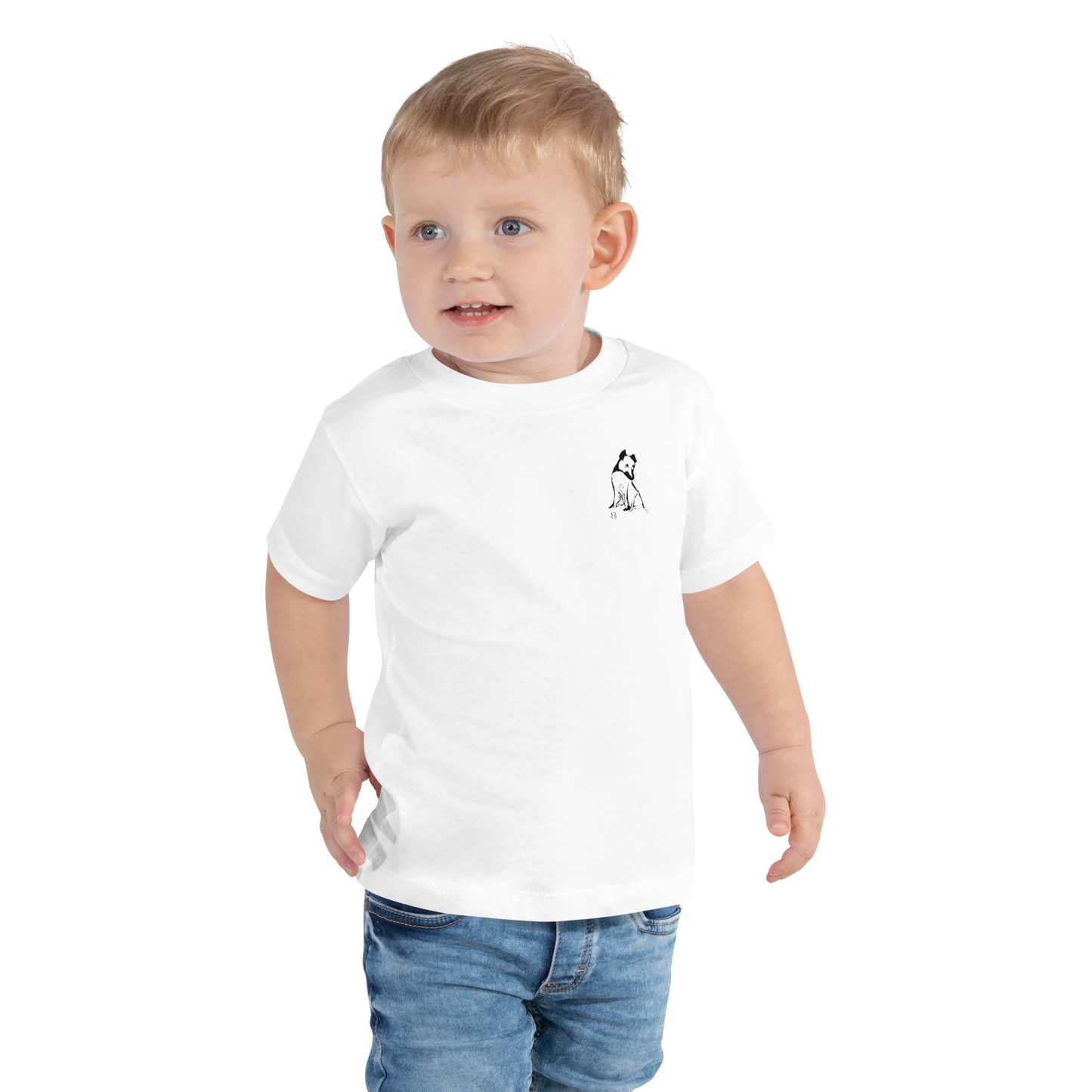 Ti-Chien Toddler Short Sleeve Tee famous dog lover