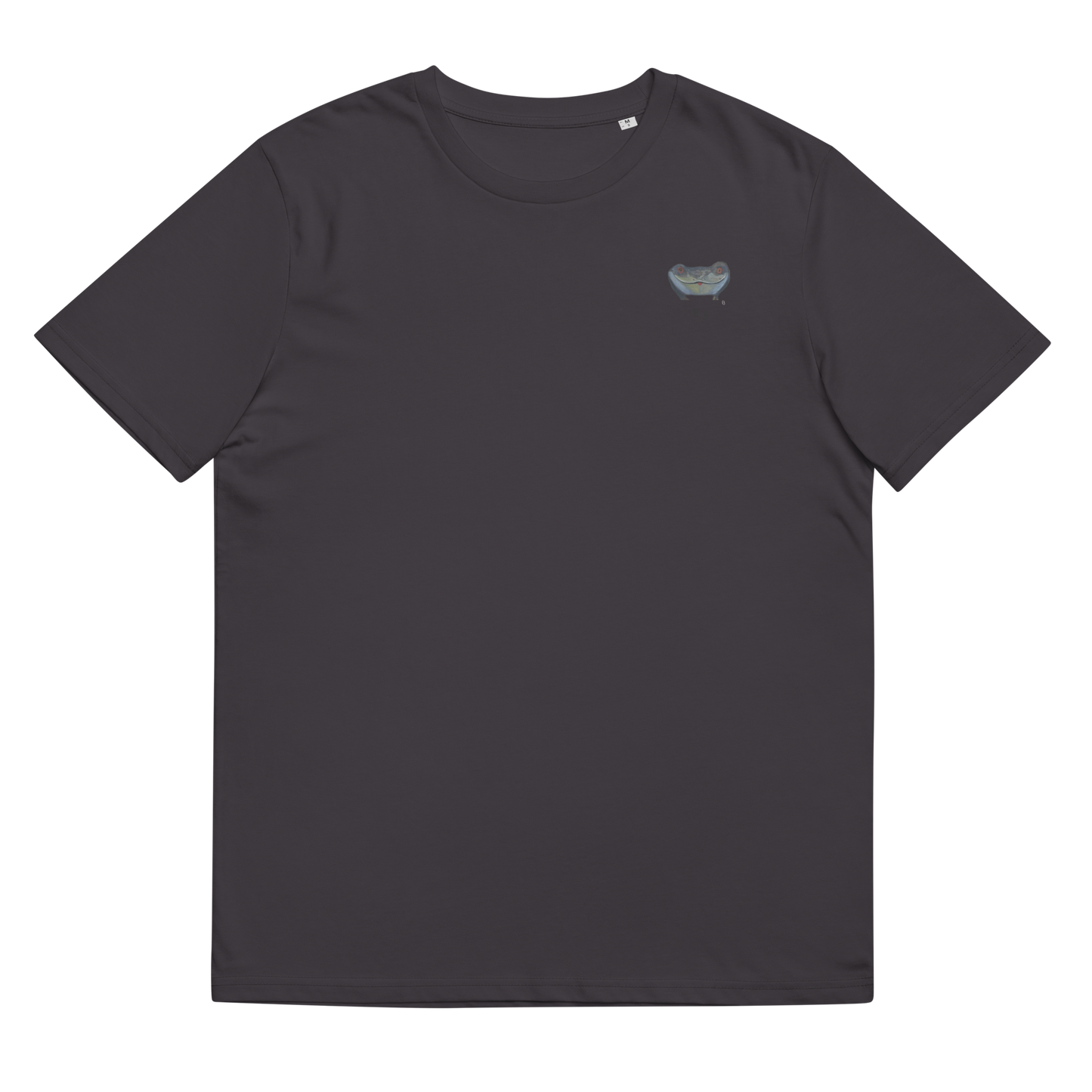 La Grenouille kiss me back and forth/Originally draw on a peice of wood, eyes naturaly designed by nature./La Grenouille/The Frog