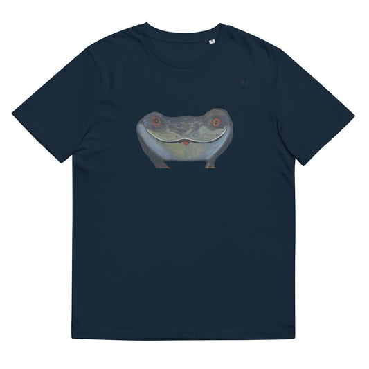 La Grenouille/Originally draw on a peice of wood, eyes naturaly designed by nature.